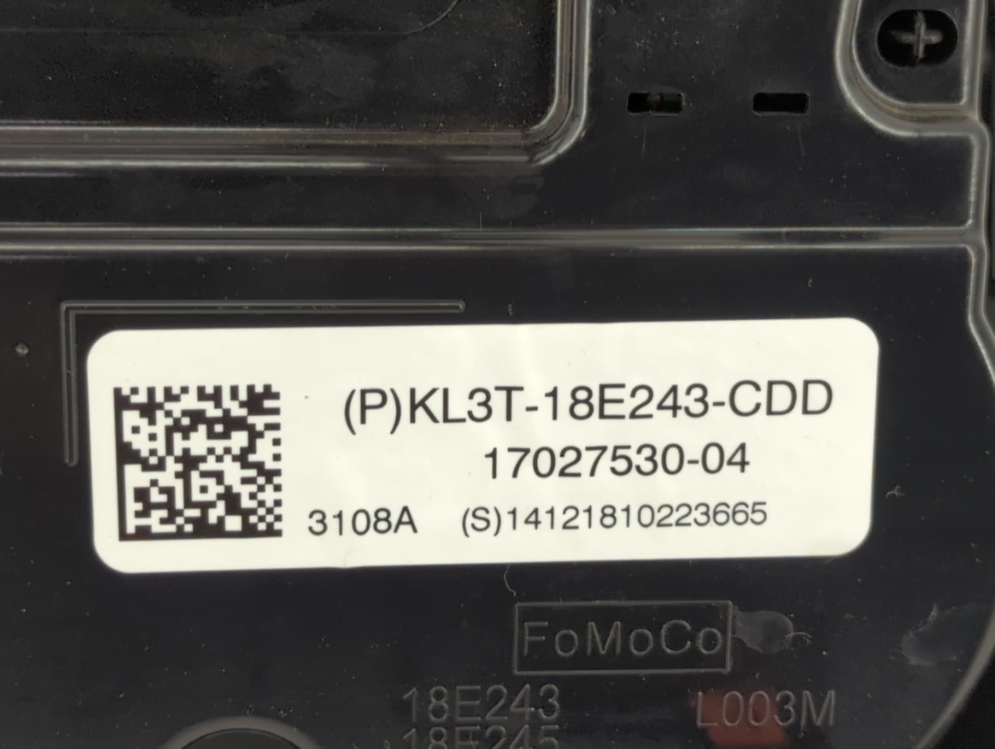 2019-2020 Ford F-150 Radio AM FM Cd Player Receiver Replacement P/N:KL3T-18E243-CDD KL3T-18E243-ADC Fits Fits 2019 2020 OEM 