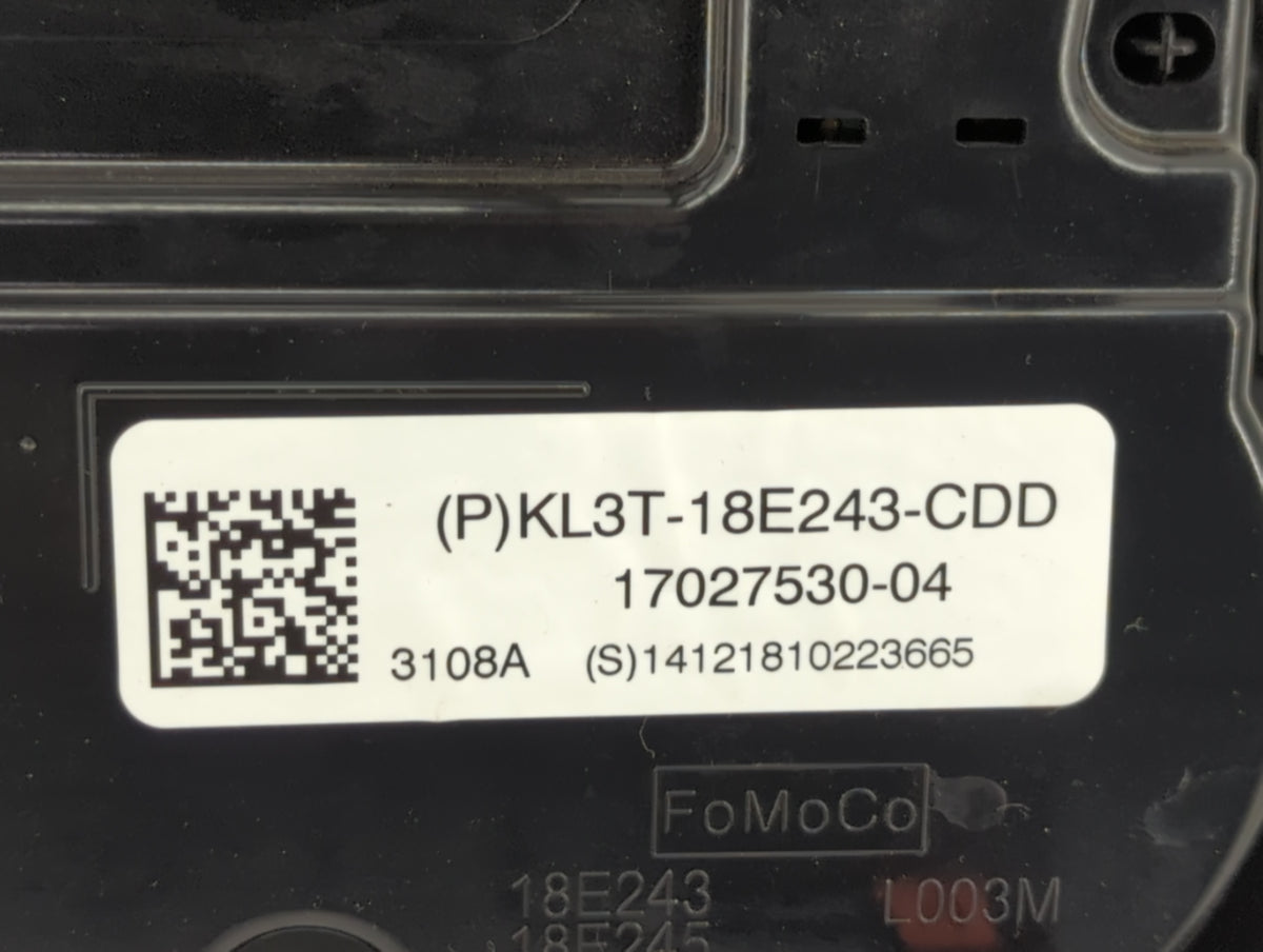 2019-2020 Ford F-150 Radio AM FM Cd Player Receiver Replacement P/N:KL3T-18E243-CDD KL3T-18E243-ADC Fits Fits 2019 2020 OEM 