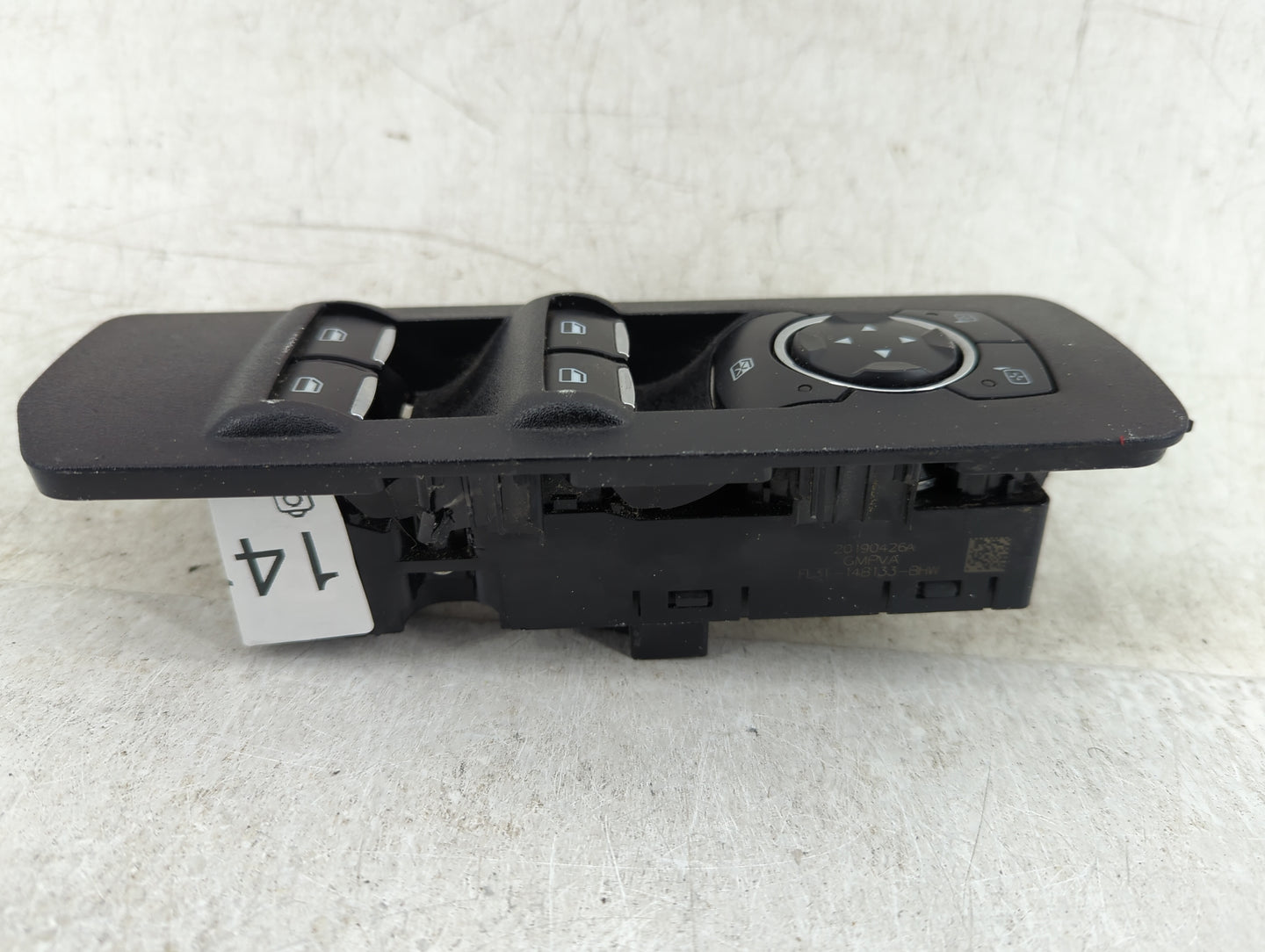 2015-2020 Ford F-150 Master Power Window Switch Replacement Driver Side Left P/N:FL3T-14B133-BHW Fits OEM Used Auto Parts - 