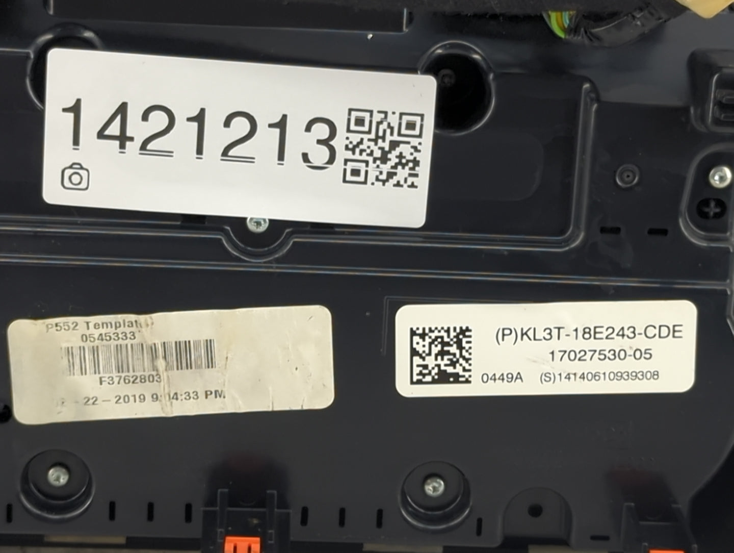 2019-2020 Ford F-150 Radio Control Panel - Oemusedautoparts1.com