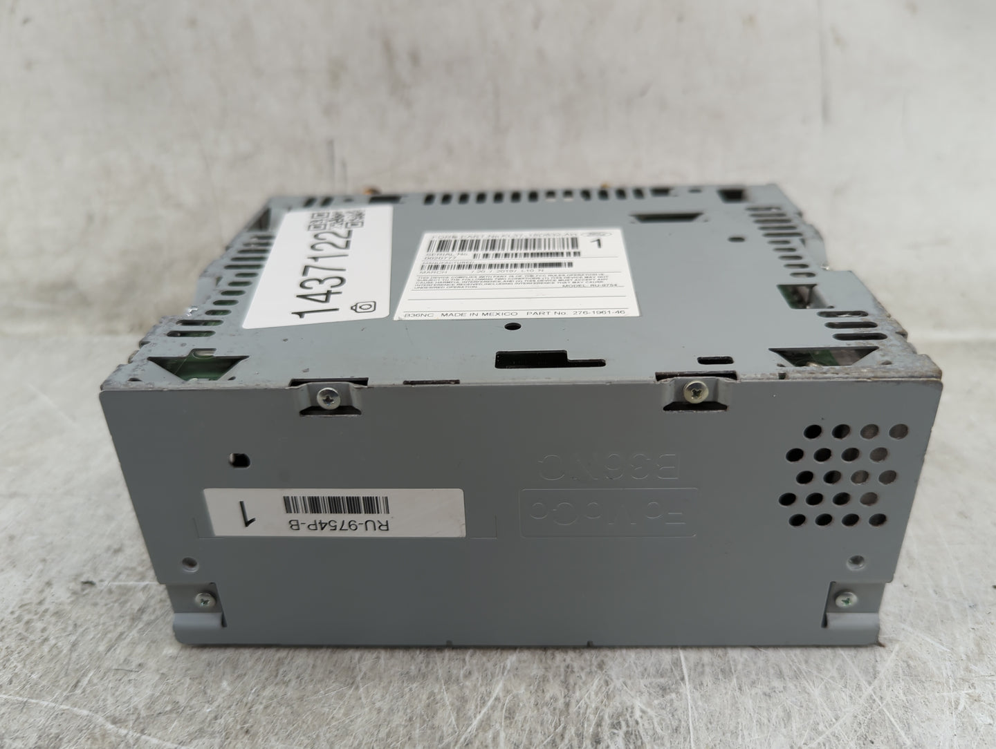 2019-2020 Ford F-150 Radio AM FM Cd Player Receiver Replacement P/N:KL3T-18D832-AH 276-1961-46, RU-9754 Fits Fits 2019 2020 