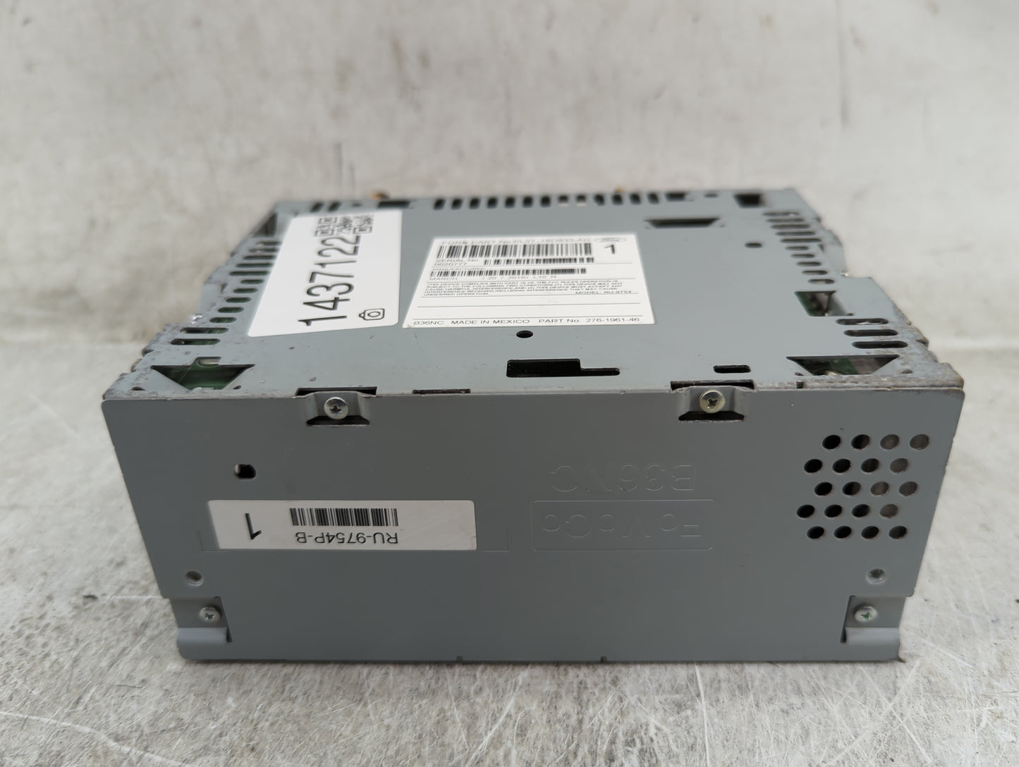 2019-2020 Ford F-150 Radio AM FM Cd Player Receiver Replacement P/N:KL3T-18D832-AH 276-1961-46, RU-9754 Fits Fits 2019 2020 