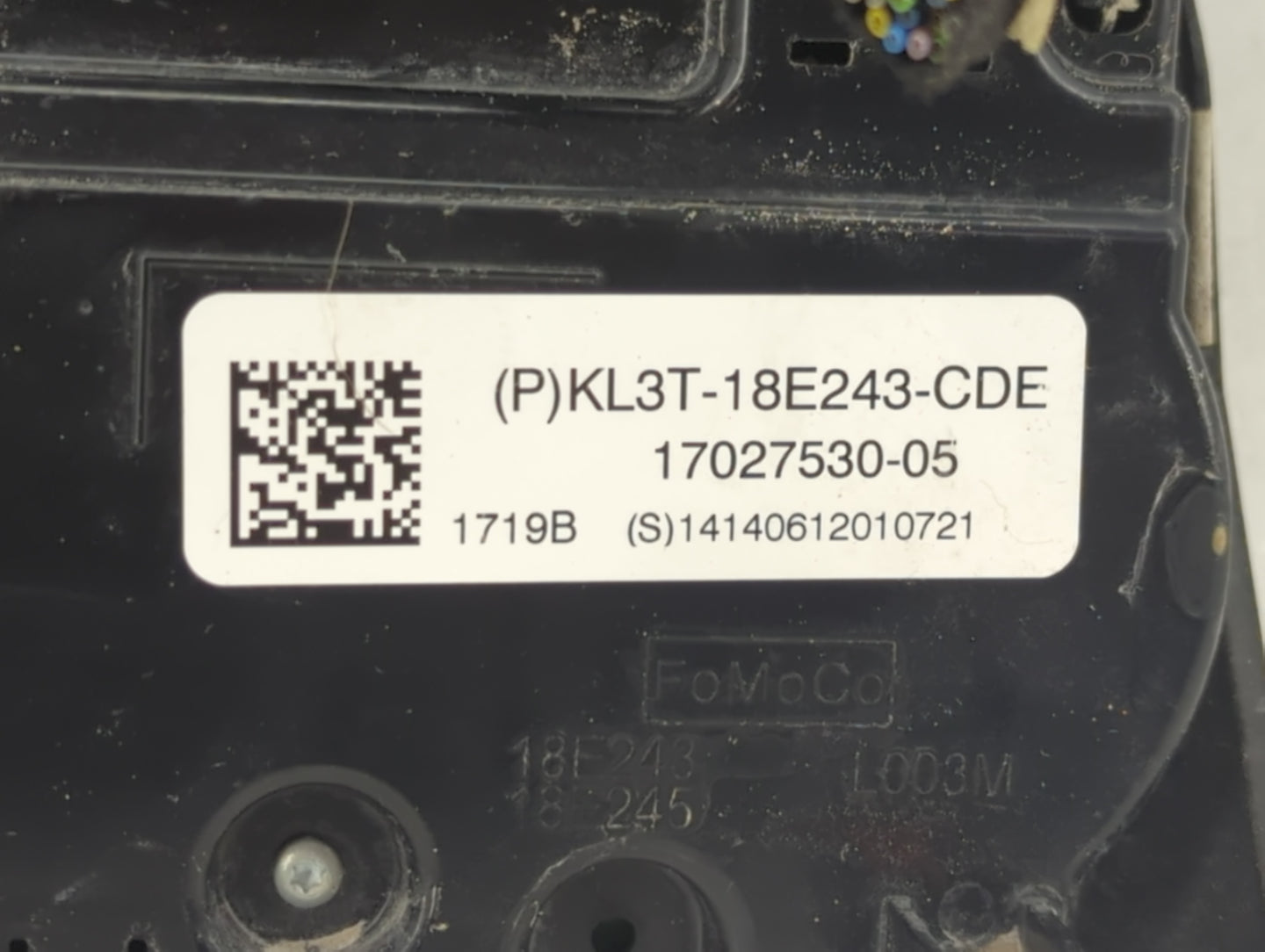 2019 Ford F-150 Climate Control Module Temperature AC/Heater Replacement P/N:KL3T-18E243-CDE Fits OEM Used Auto Parts - Oemu