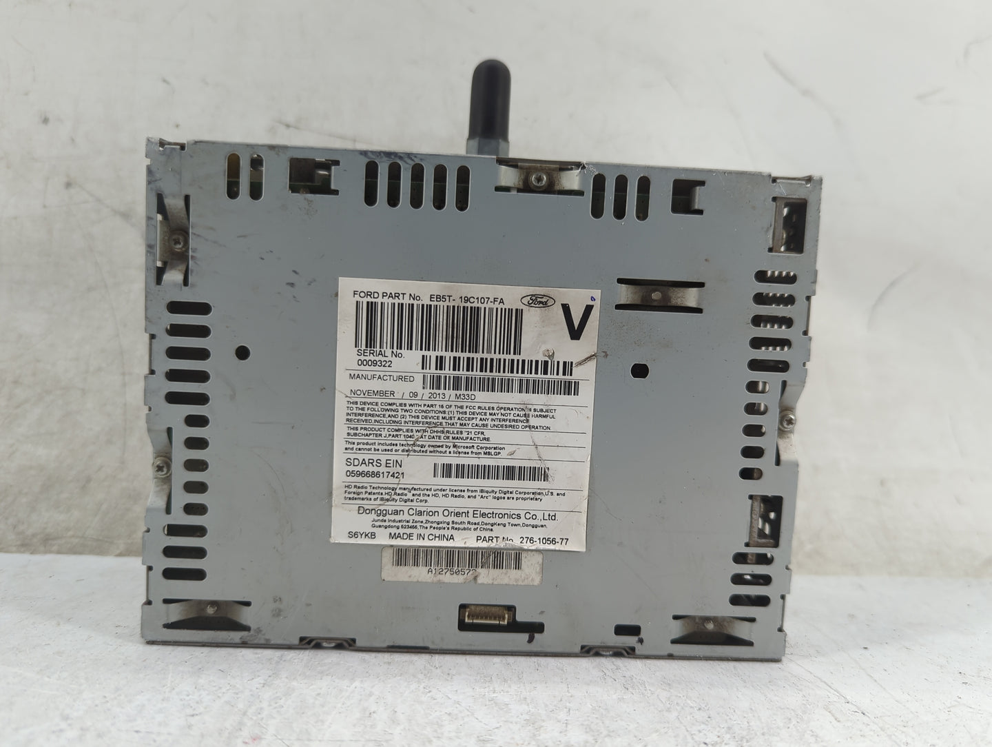 2019 Ford F-150 Radio AM FM Cd Player Receiver Replacement P/N:PU-3911L-C EB5T-19C107-FA, 276-1056-77 Fits OEM Used Auto Par