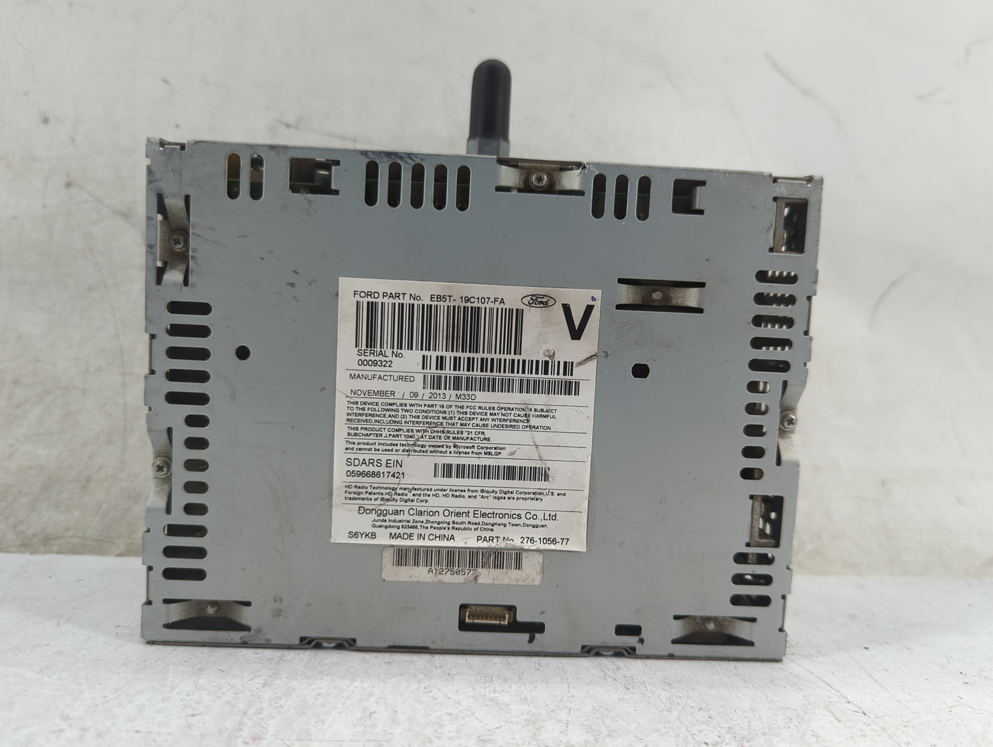 2019 Ford F-150 Radio AM FM Cd Player Receiver Replacement P/N:PU-3911L-C EB5T-19C107-FA, 276-1056-77 Fits OEM Used Auto Par