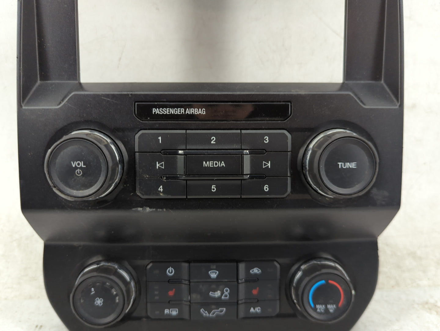2019-2020 Ford F-150 Radio Control Panel Black 1464369 - Oemusedautoparts1.com