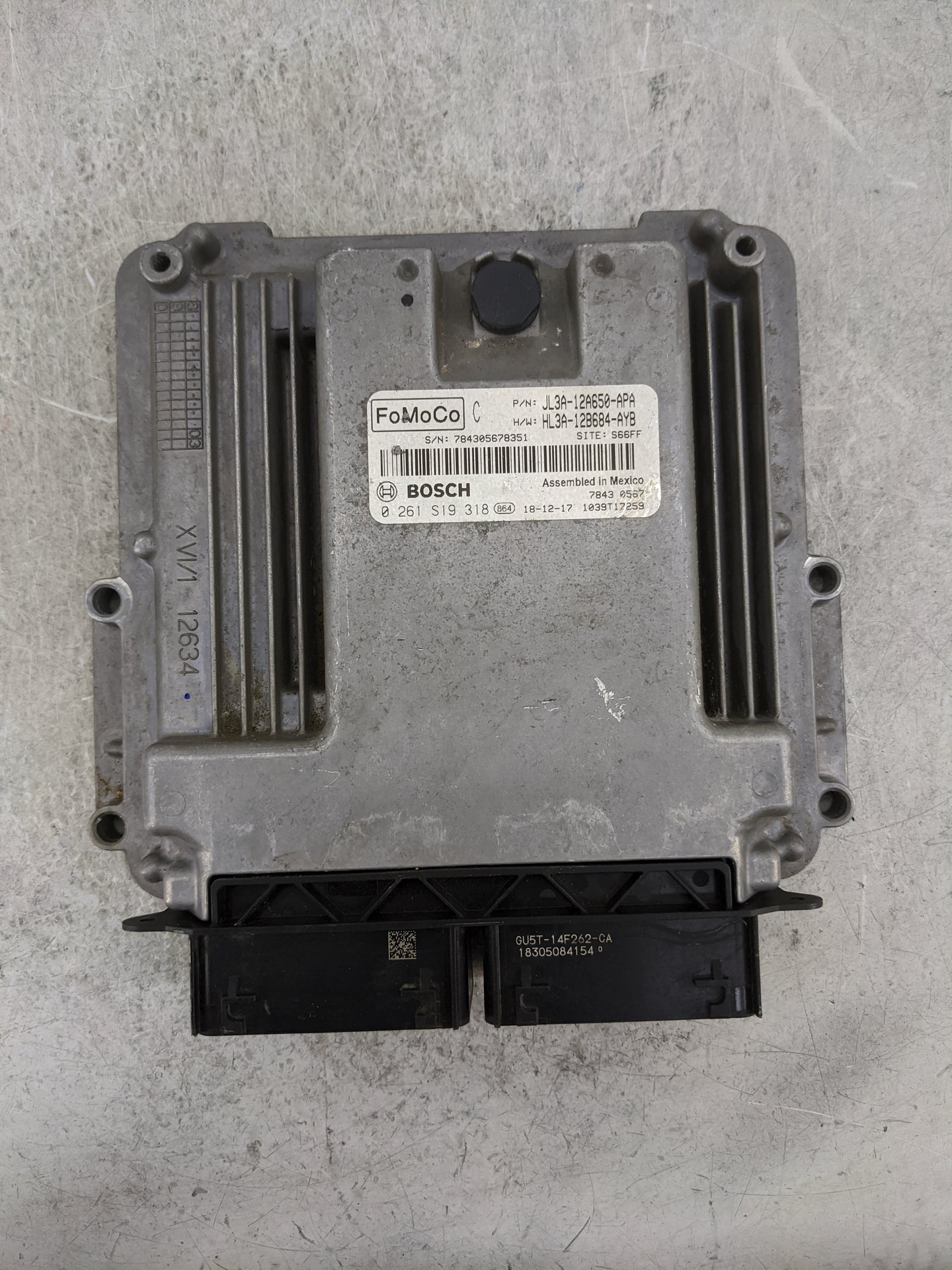 2018-2020 Ford F-150 PCM Engine Control Computer ECU ECM PCU OEM P/N:JL3A-12A650-APA HL3A-12B684-AYB Fits Fits 2018 2019 202