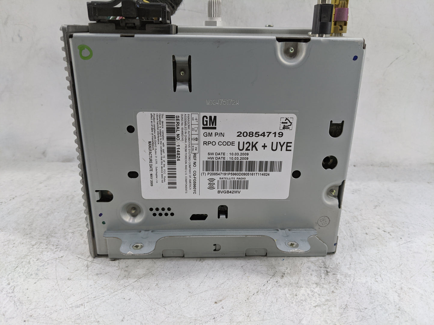 2019-2020 Ford F-150 Radio AM FM Cd Player Receiver Replacement P/N:20854719 Fits Fits 2019 2020 OEM Used Auto Parts - Oemus