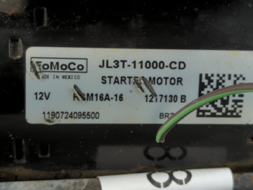 2018-2020 Ford F-150 Car Starter Motor Solenoid OEM P/N:JL3T-11000-CD Fits Fits 2018 2019 2020 OEM Used Auto Parts