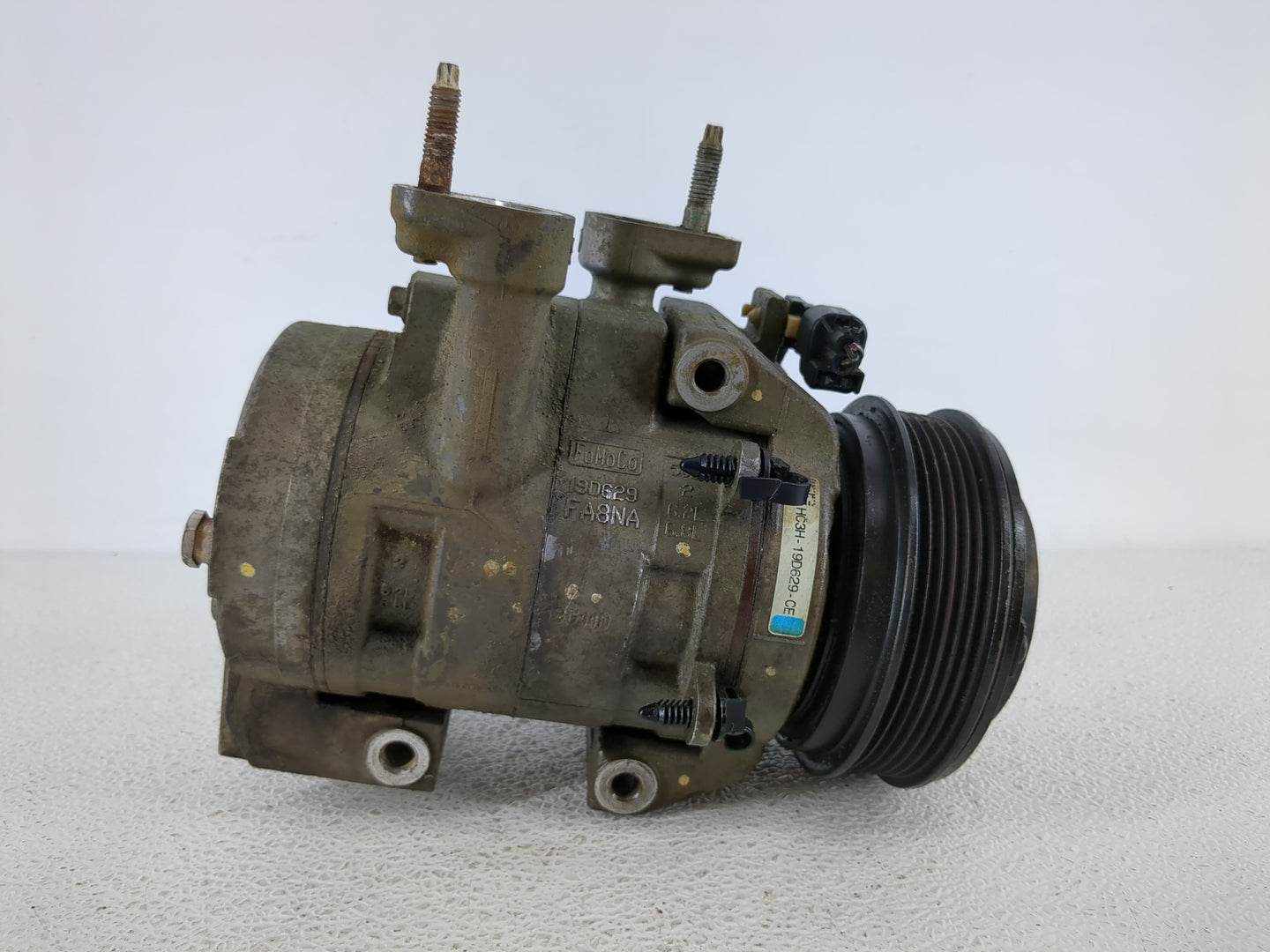 2018-2019 Ford F-250 Super Duty Air Conditioning A/c Ac Compressor Oem - Oemusedautoparts1.com