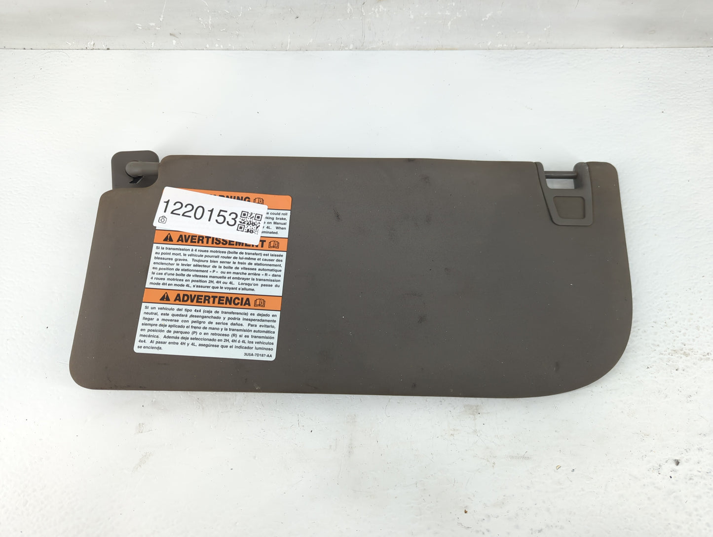 2017-2022 Ford F-250 Super Duty Sun Visor Shade Replacement Driver Left Mirror Fits Fits 2017 2018 2019 2020 2021 2022 OEM U