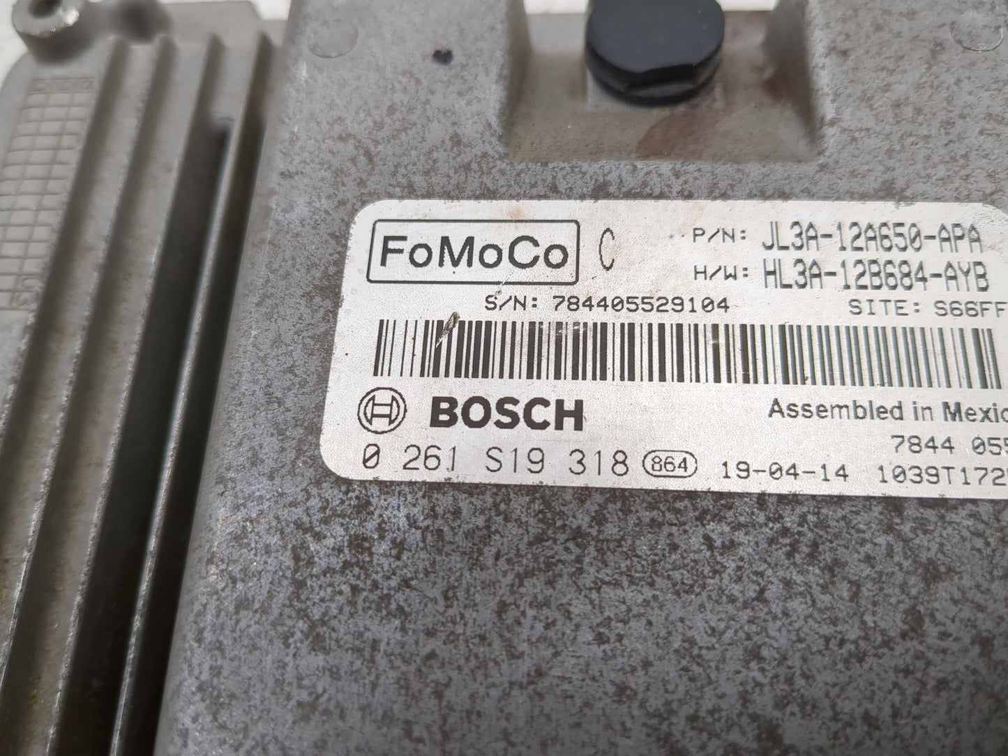 2019 Ford F150 PCM Engine Control Computer ECU ECM PCU OEM P/N:JL3A-12A650-APA HL3A-12B684-AYB, 0261S19318 Fits Fits 2018 20