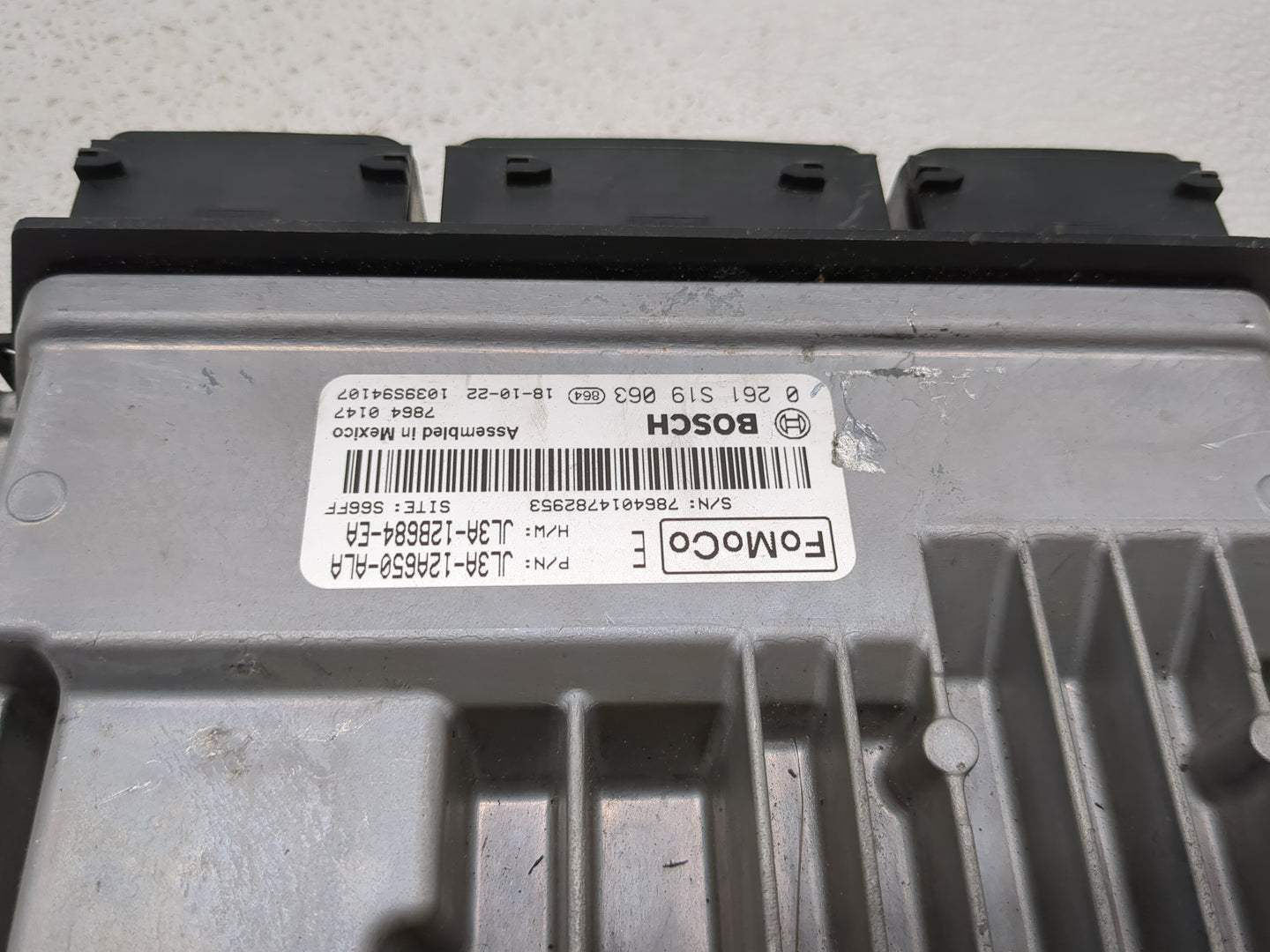2019 Ford F150 PCM Engine Control Computer ECU ECM PCU OEM P/N:JL3A-12A650-ALA JL3A-12B684-EA, 0261S19063 Fits Fits 2018 202