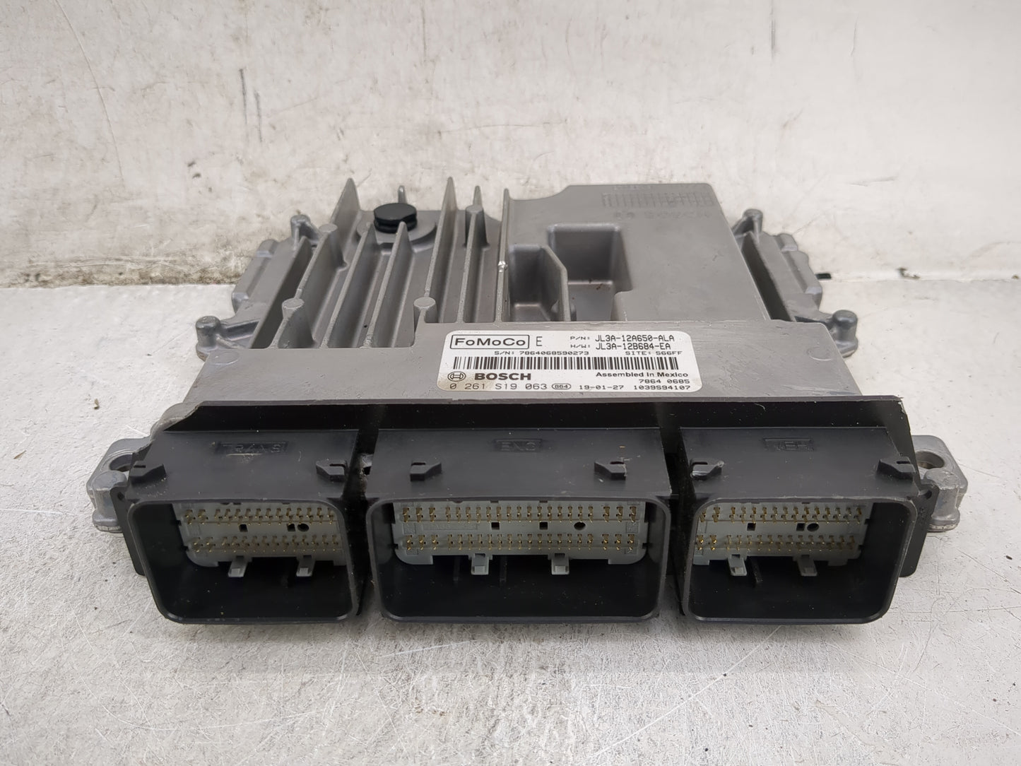 2019 Ford F150 PCM Engine Control Computer ECU ECM PCU OEM P/N:JL3A-12A650-ALA JL3A-12B684-EA, 0261S19063 Fits Fits 2018 202