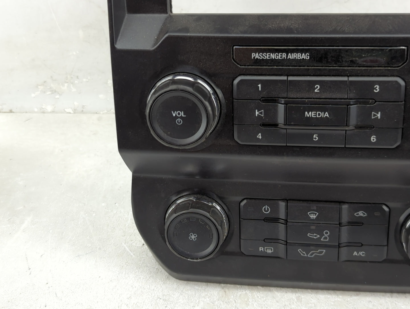 Ford F150 Radio Control Panel Black - Oemusedautoparts1.com