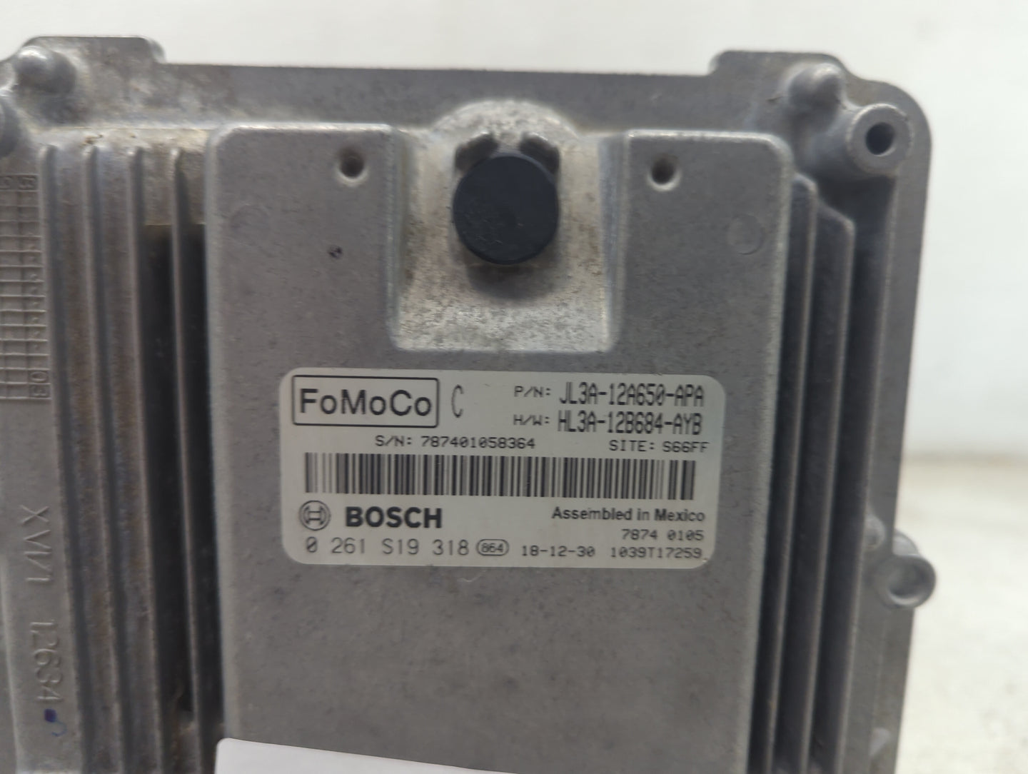 2019 Ford F150 PCM Engine Control Computer ECU ECM PCU OEM P/N:JL3A-12A650-APA HL3A-12B684-AYB, 0261S19318 Fits Fits 2018 20
