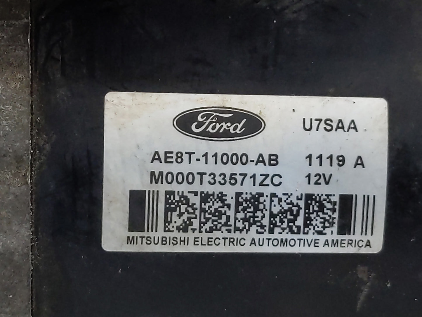 2011-2019 Ford Fiesta Car Starter Motor Solenoid OEM P/N:AE8T-11000-AB Fits Fits 2011 2012 2013 2014 2015 2016 2017 2018 201