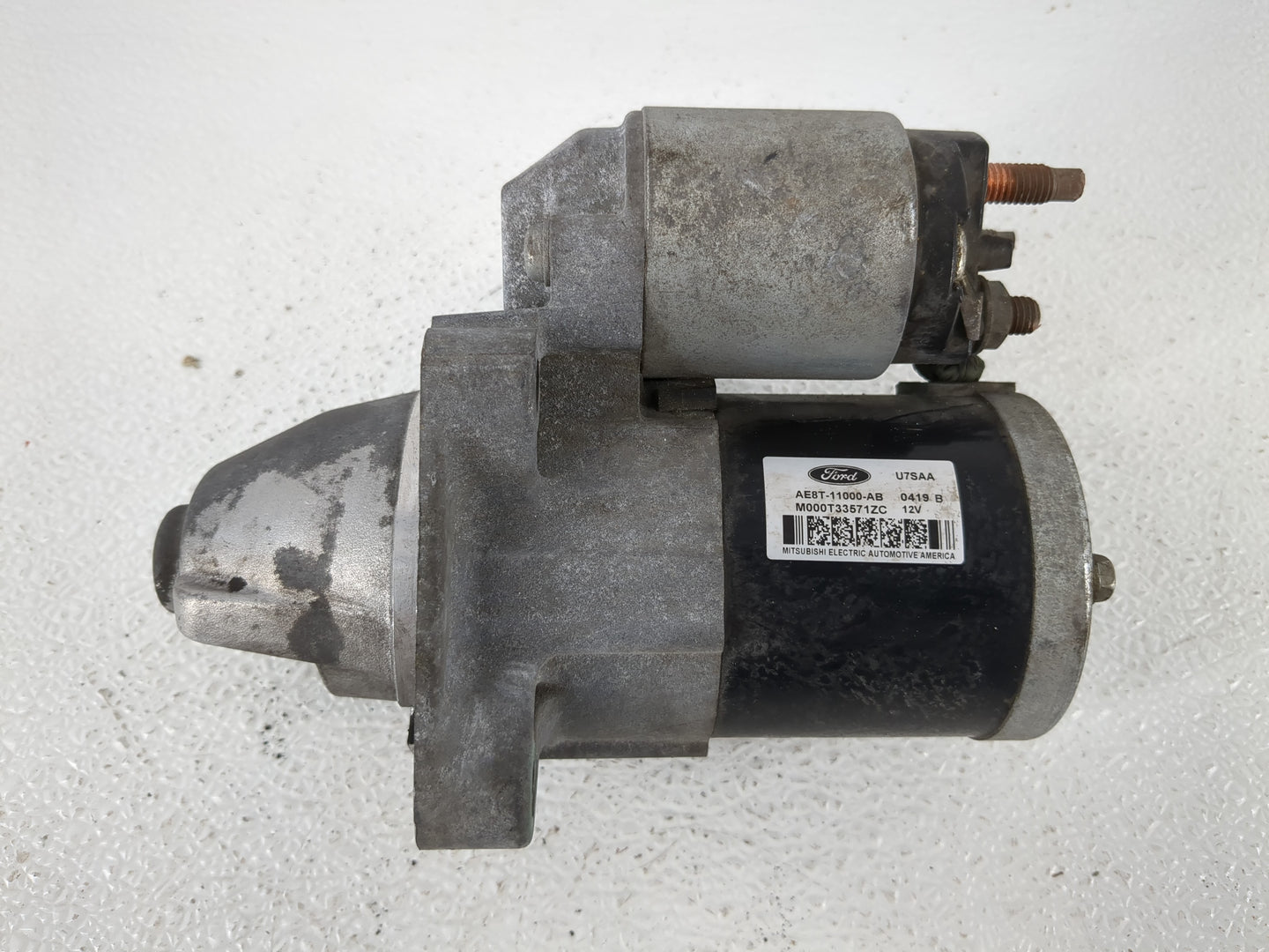 2011-2019 Ford Fiesta Car Starter Motor Solenoid OEM P/N:M000T33571ZC AE8T-11000-AB Fits OEM Used Auto Parts - Oemusedautopa