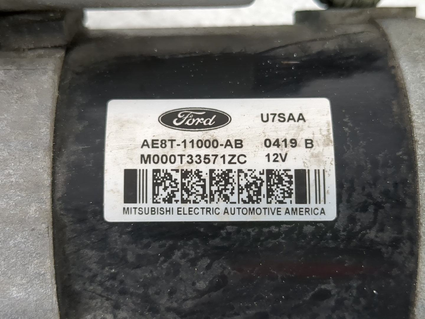 2011-2019 Ford Fiesta Car Starter Motor Solenoid OEM P/N:M000T33571ZC AE8T-11000-AB Fits OEM Used Auto Parts - Oemusedautopa