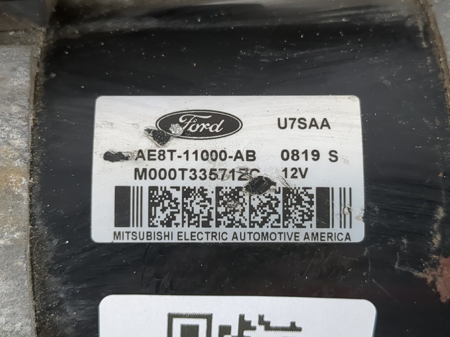 2011-2019 Ford Fiesta Car Starter Motor Solenoid OEM P/N:M000T33571ZC AE8T-11000-AB Fits OEM Used Auto Parts - Oemusedautopa