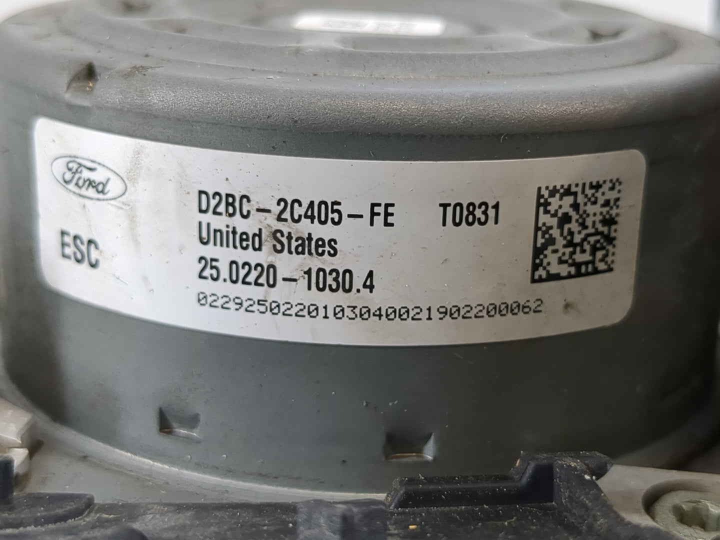 2014-2019 Ford Fiesta ABS Pump Control Module Replacement P/N:D2BC-2C405-FE Fits Fits 2014 2015 2016 2017 2018 2019 OEM Used