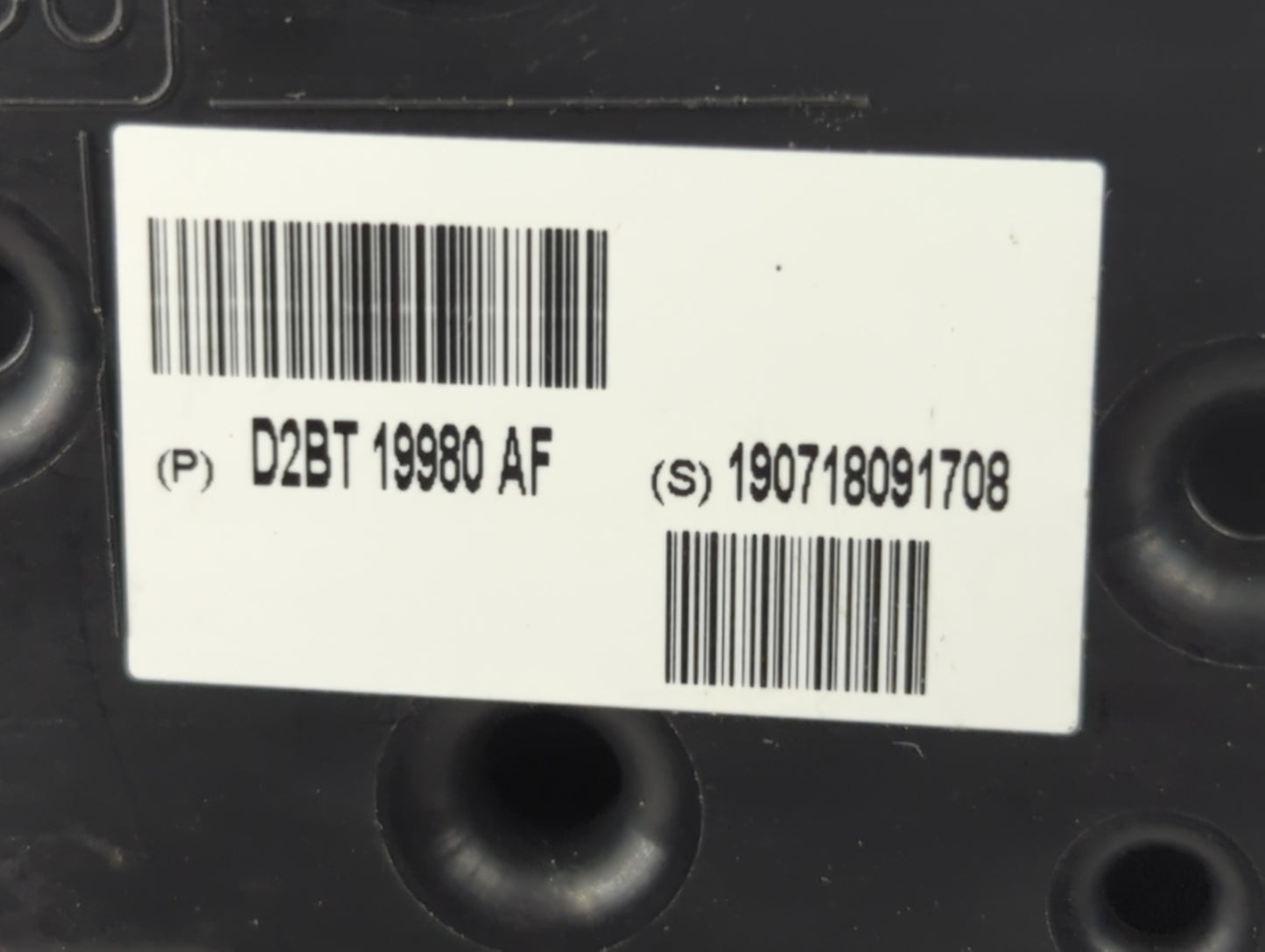 2014-2019 Ford Fiesta Climate Control Module Temperature AC/Heater Replacement P/N:D2BT 19980 AF Fits OEM Used Auto Parts - 