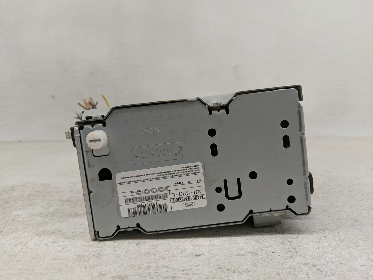 2018-2019 Ford Fiesta Radio AM FM Cd Player Receiver Replacement P/N:D2BT-19C107-AL Fits Fits 2018 2019 OEM Used Auto Parts 