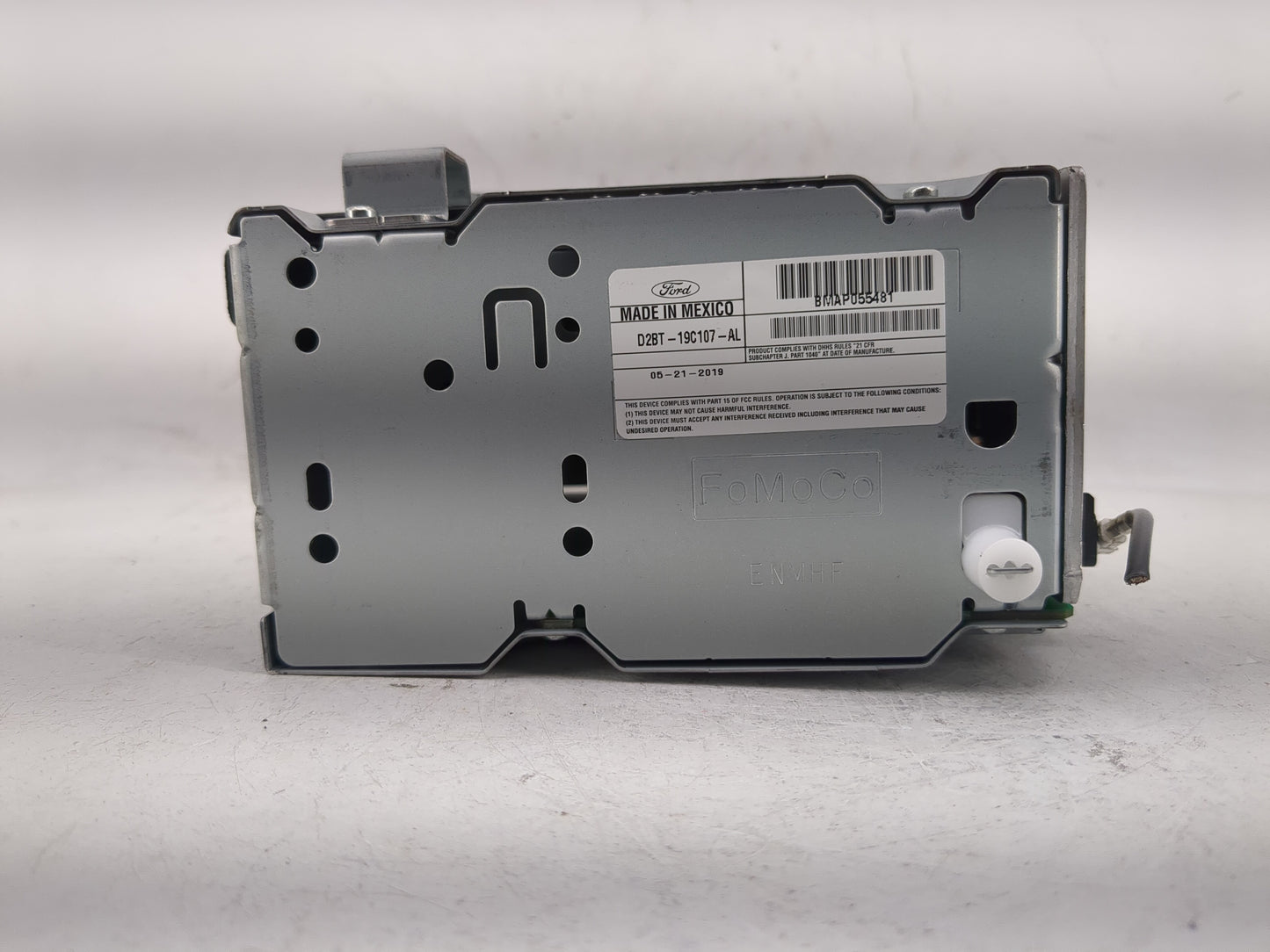 2018-2019 Ford Fiesta Radio AM FM Cd Player Receiver Replacement P/N:D2BT-19C107-AL Fits Fits 2018 2019 OEM Used Auto Parts 