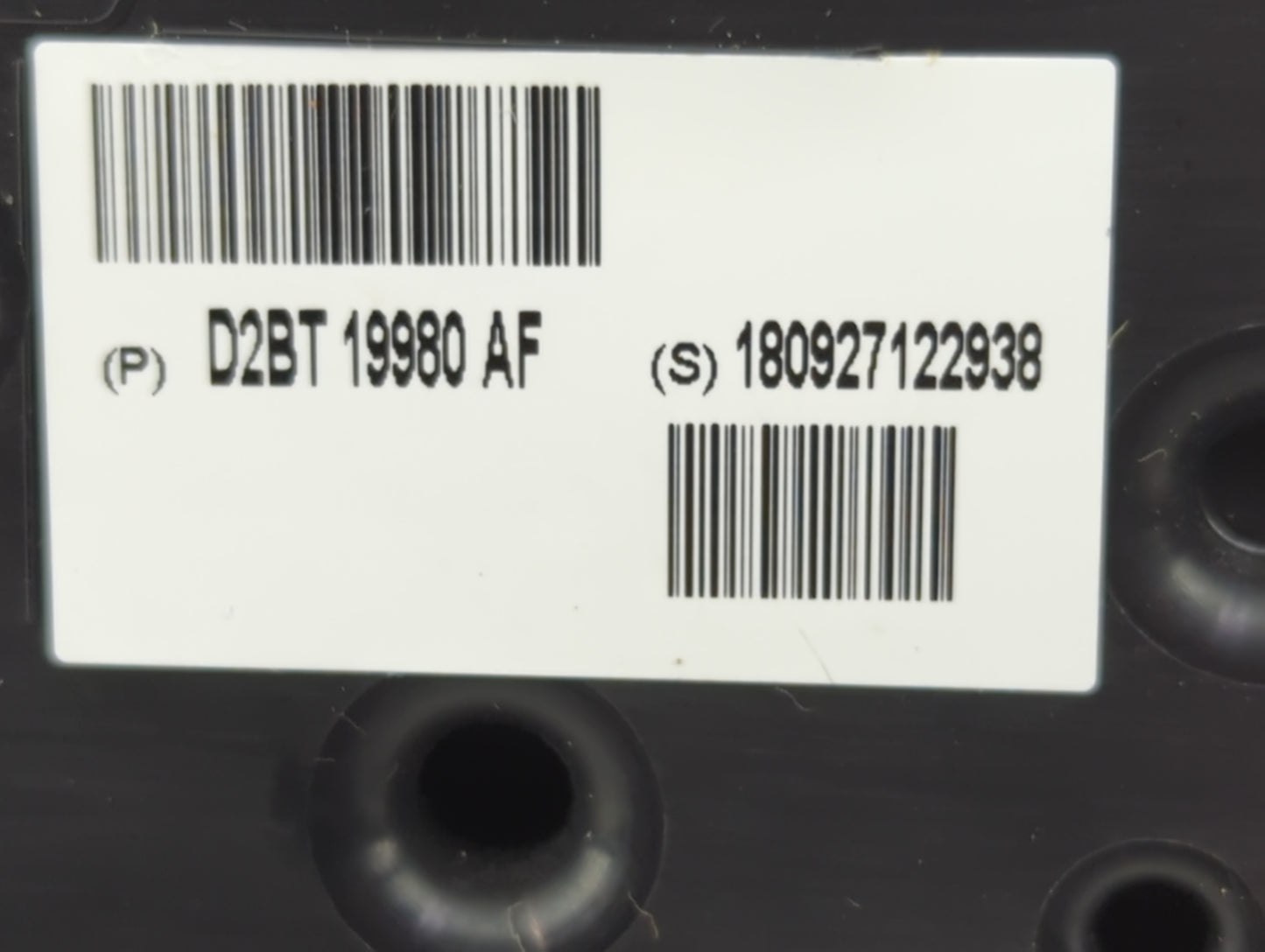 2014-2019 Ford Fiesta Climate Control Module Temperature AC/Heater Replacement P/N:D2BT 19980 AF Fits OEM Used Auto Parts - 