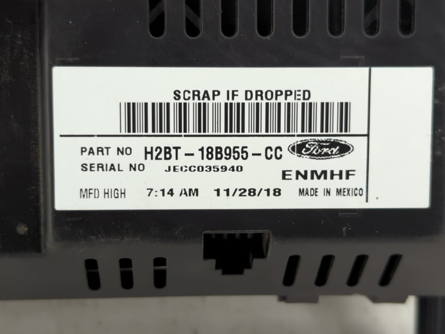 2018-2019 Ford Fiesta Information Display Screen - Oemusedautoparts1.com