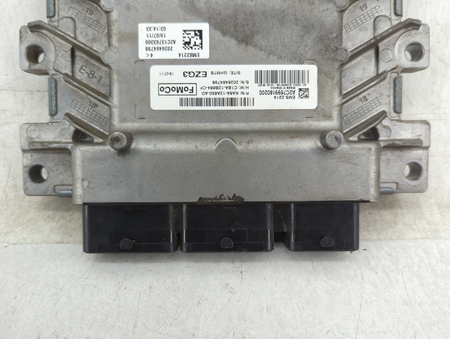 2019 Ford Fiesta PCM Engine Control Computer ECU ECM PCU OEM P/N:KA6A-12A650-AD Fits OEM Used Auto Parts - Oemusedautoparts1