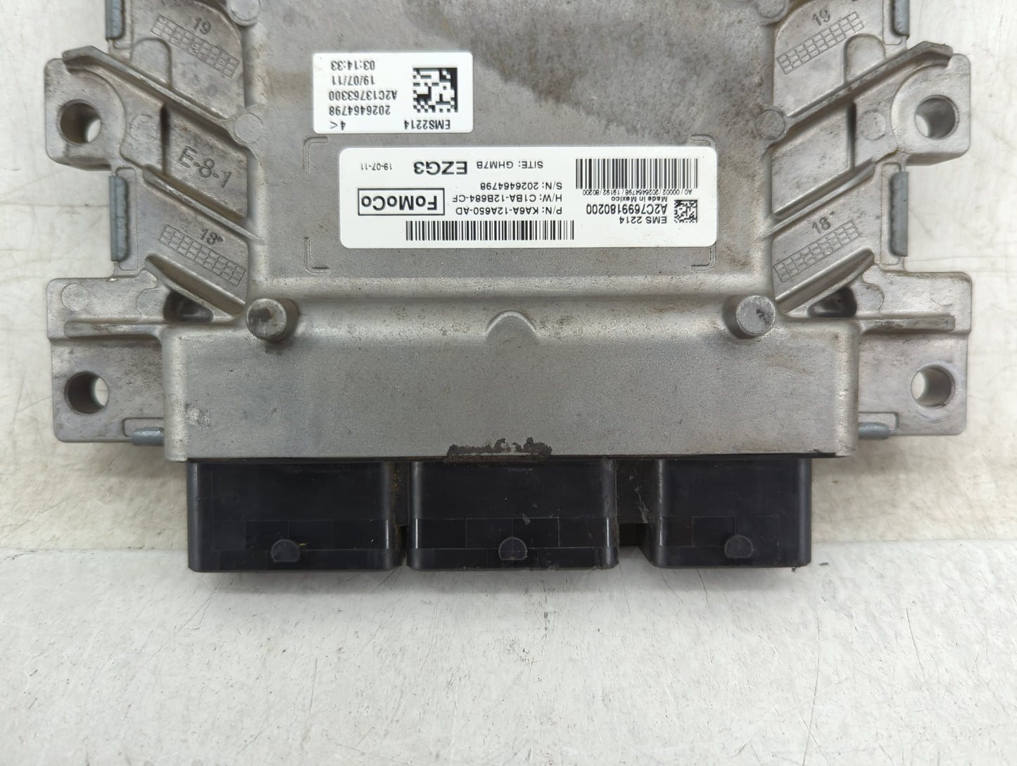 2019 Ford Fiesta PCM Engine Control Computer ECU ECM PCU OEM P/N:KA6A-12A650-AD Fits OEM Used Auto Parts - Oemusedautoparts1