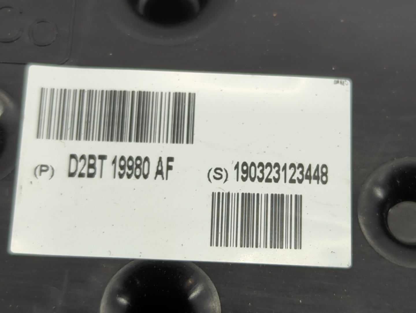 2014-2019 Ford Fiesta Climate Control Module Temperature AC/Heater Replacement P/N:D2BT 19980 AF Fits OEM Used Auto Parts - 