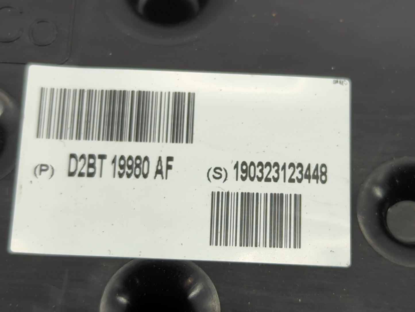 2014-2019 Ford Fiesta Climate Control Module Temperature AC/Heater Replacement P/N:D2BT 19980 AF Fits OEM Used Auto Parts - 