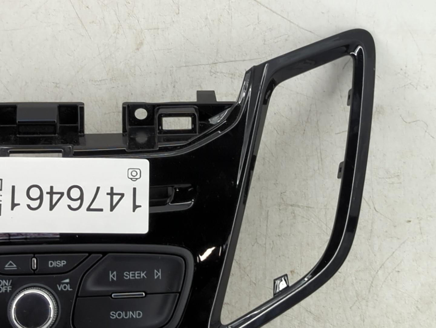 2016-2019 Ford Fiesta Radio Control Panel Black - Oemusedautoparts1.com