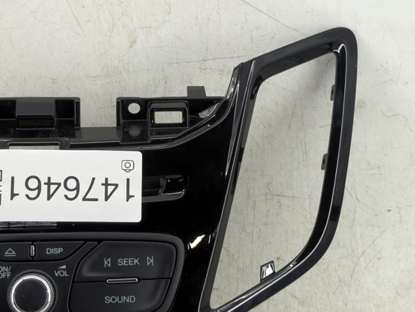 2016-2019 Ford Fiesta Radio Control Panel Black - Oemusedautoparts1.com