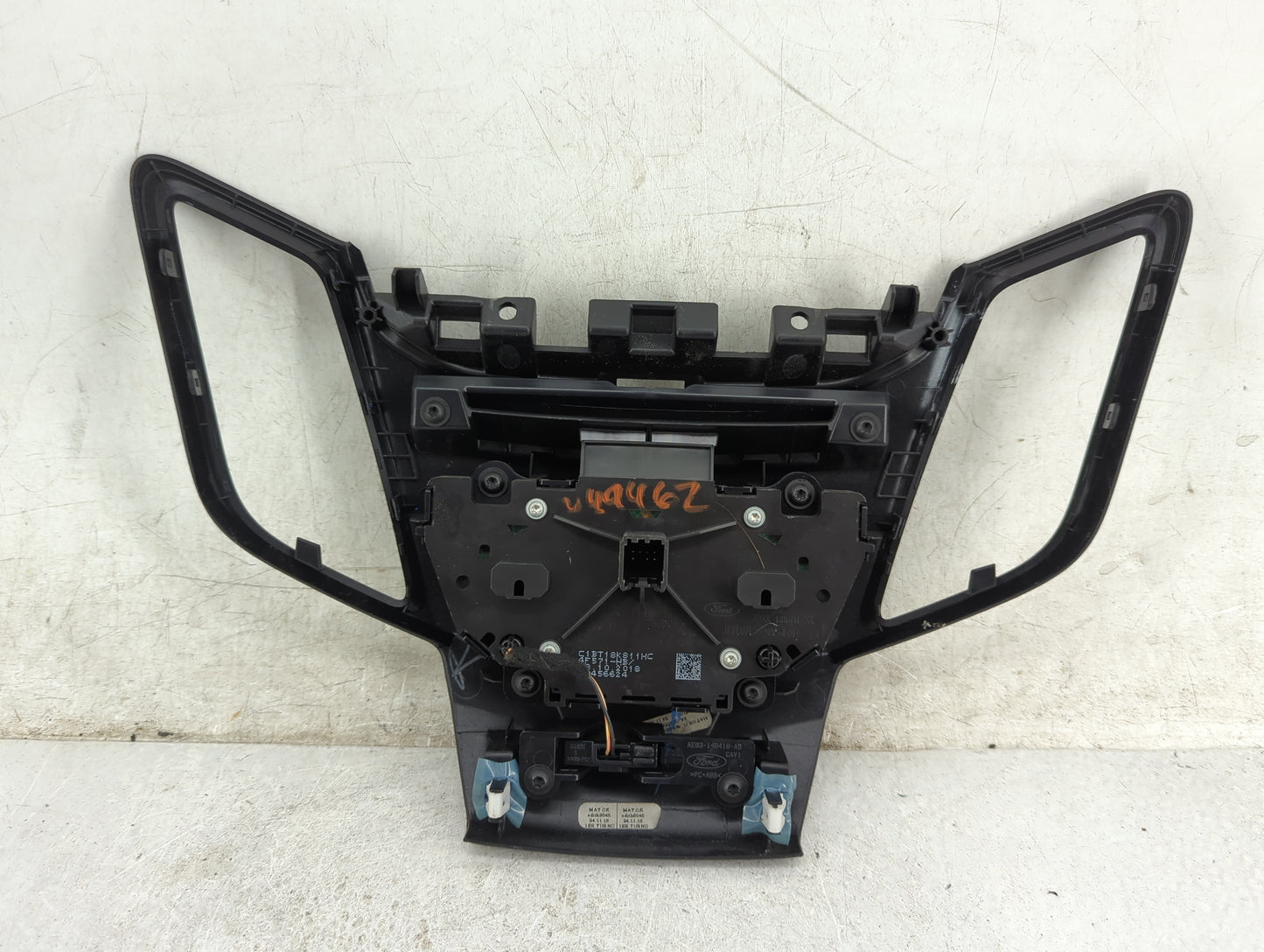 2016-2019 Ford Fiesta Radio Control Panel Black - Oemusedautoparts1.com