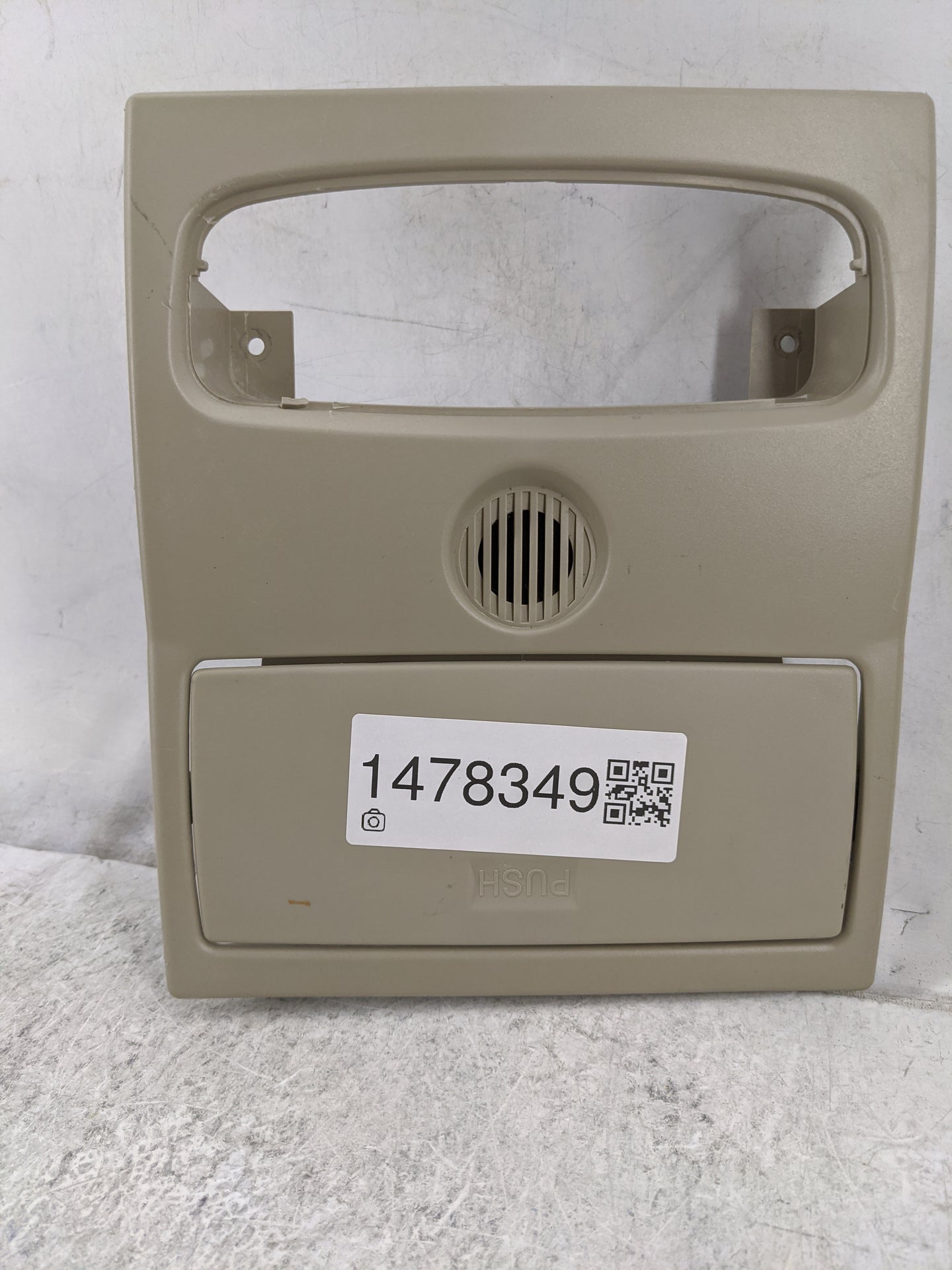 Ford Fiesta Overhead Roof Console Tan - Oemusedautoparts1.com