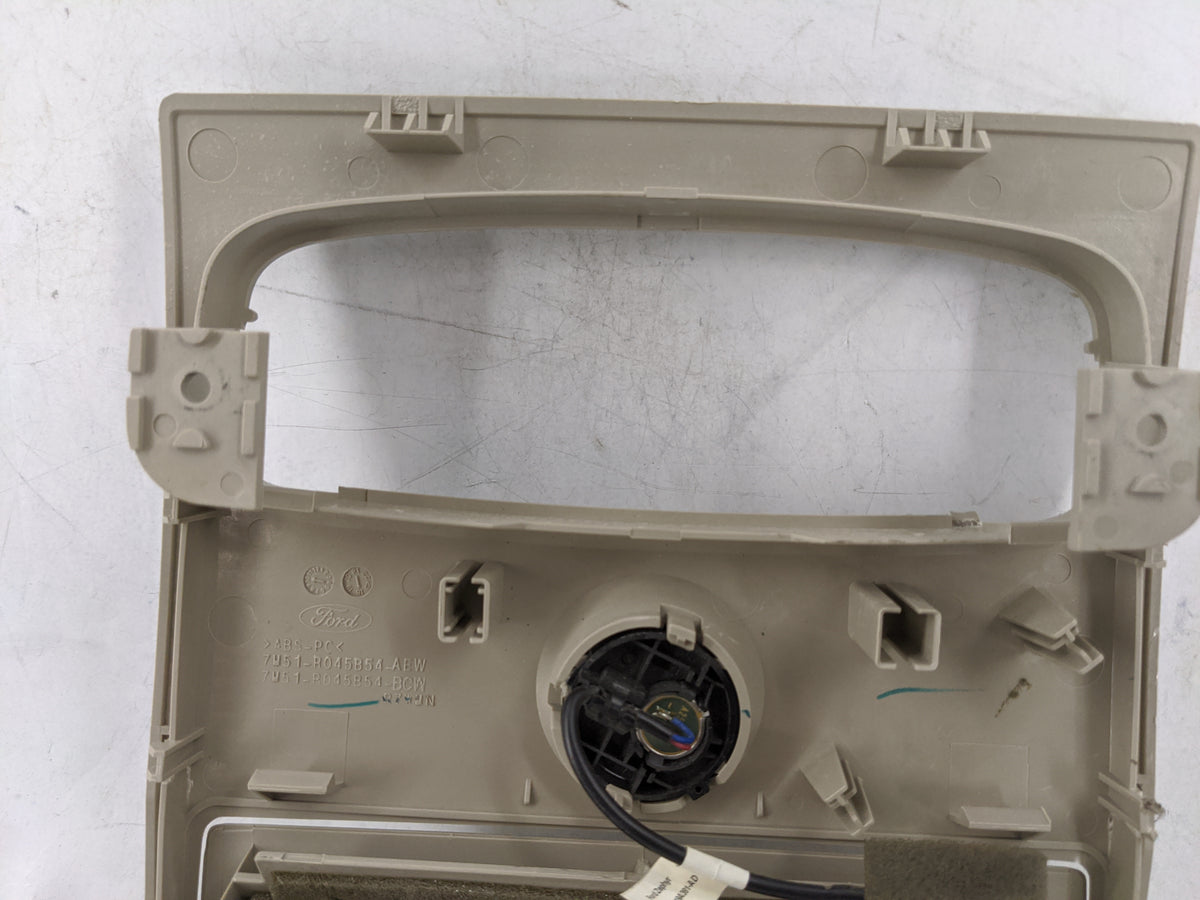 Ford Fiesta Overhead Roof Console Tan - Oemusedautoparts1.com