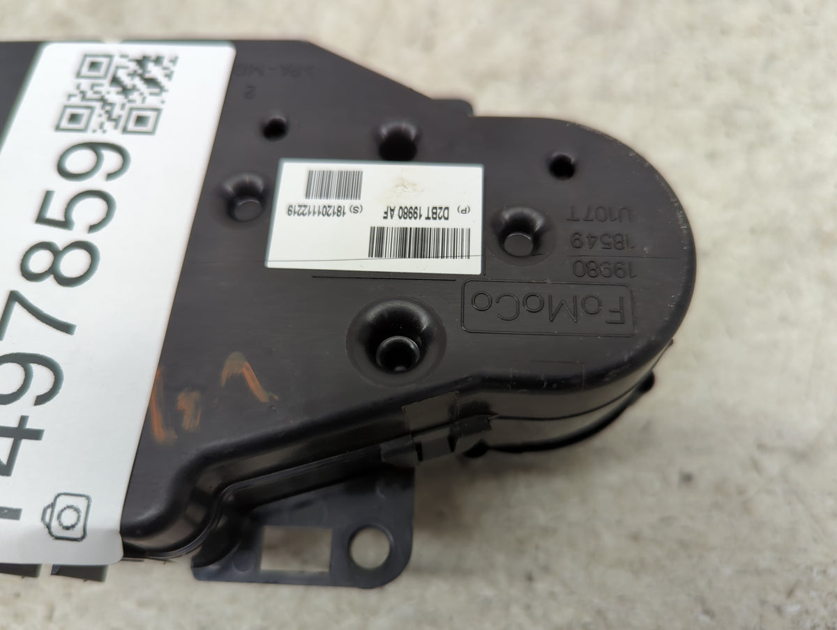 2014-2019 Ford Fiesta Climate Control Module Temperature AC/Heater Replacement P/N:D2BT19980AF Fits OEM Used Auto Parts - Oe