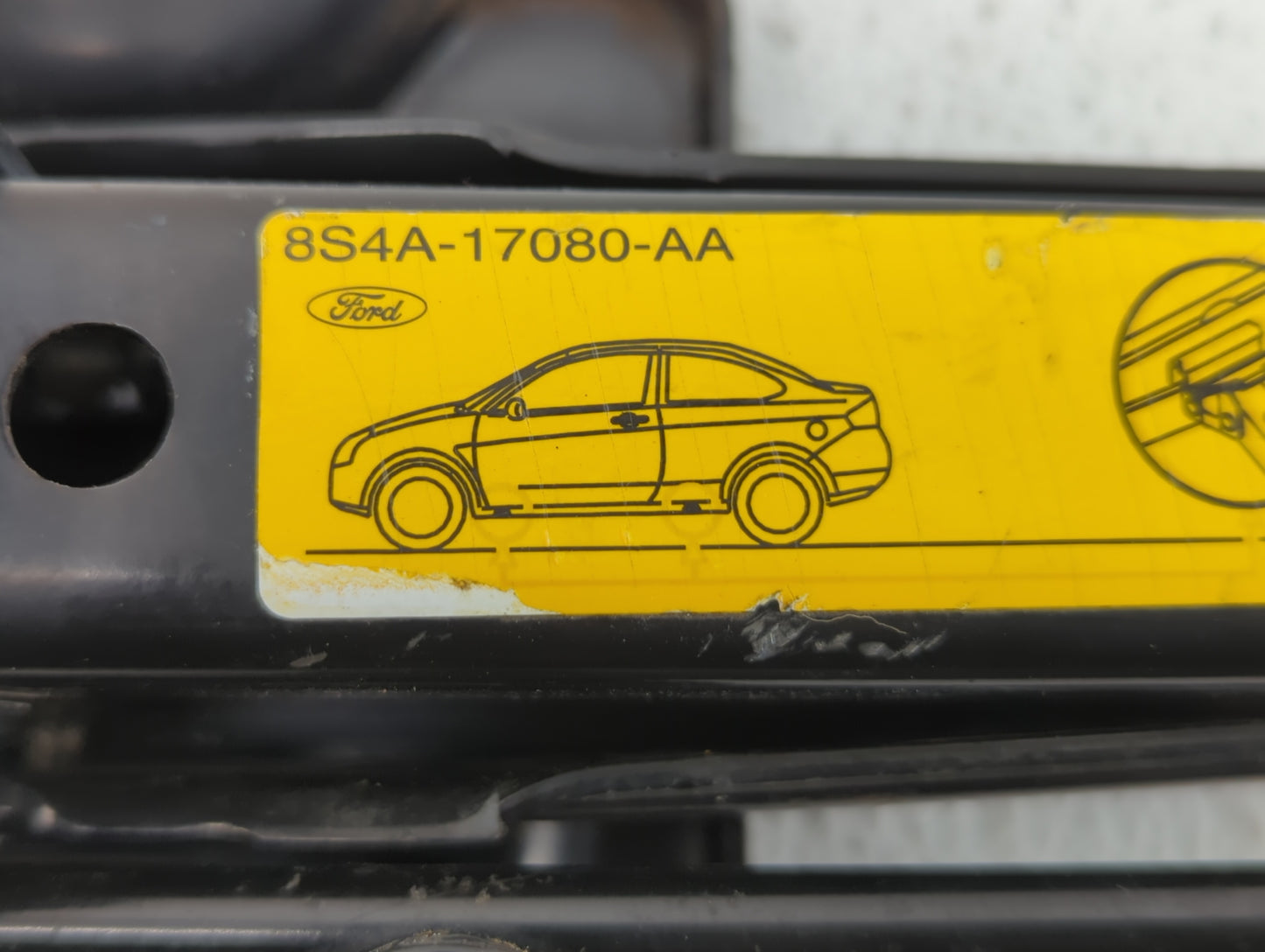 2019 Ford Fiesta Spare Scissor Car Jack - Oemusedautoparts1.com