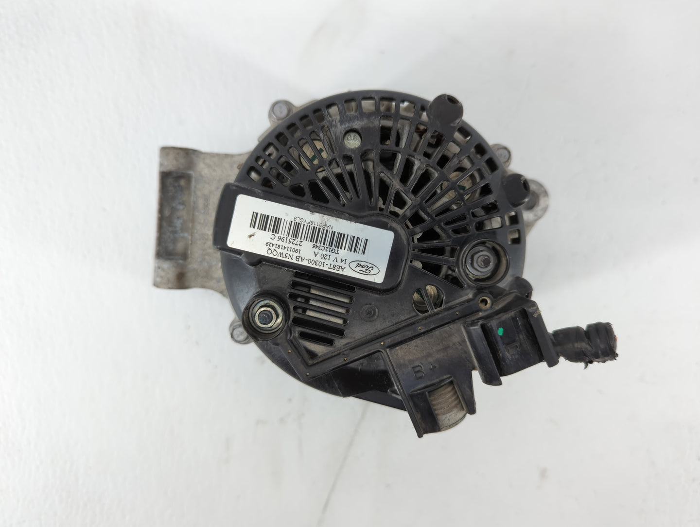 2011-2019 Ford Fiesta Alternator Replacement Generator Charging Assembly Engine OEM P/N:AE8T-10300-AB Fits OEM Used Auto Par