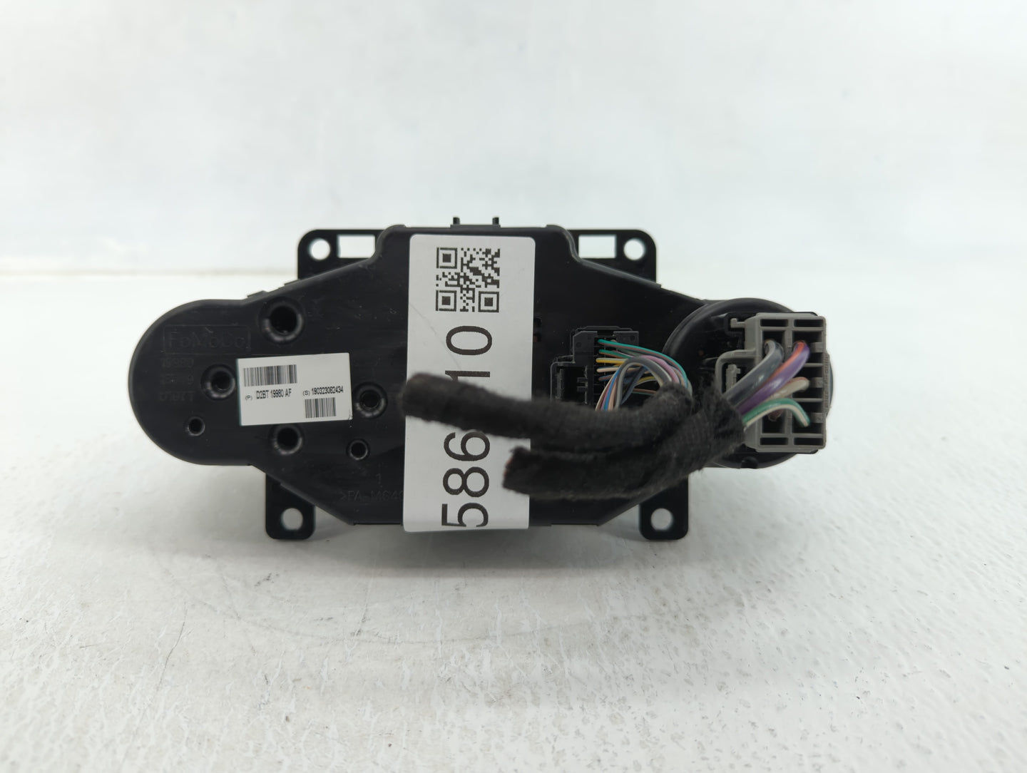 2014-2019 Ford Fiesta Climate Control Module Temperature AC/Heater Replacement P/N:D2BT 19980 AF Fits OEM Used Auto Parts - 