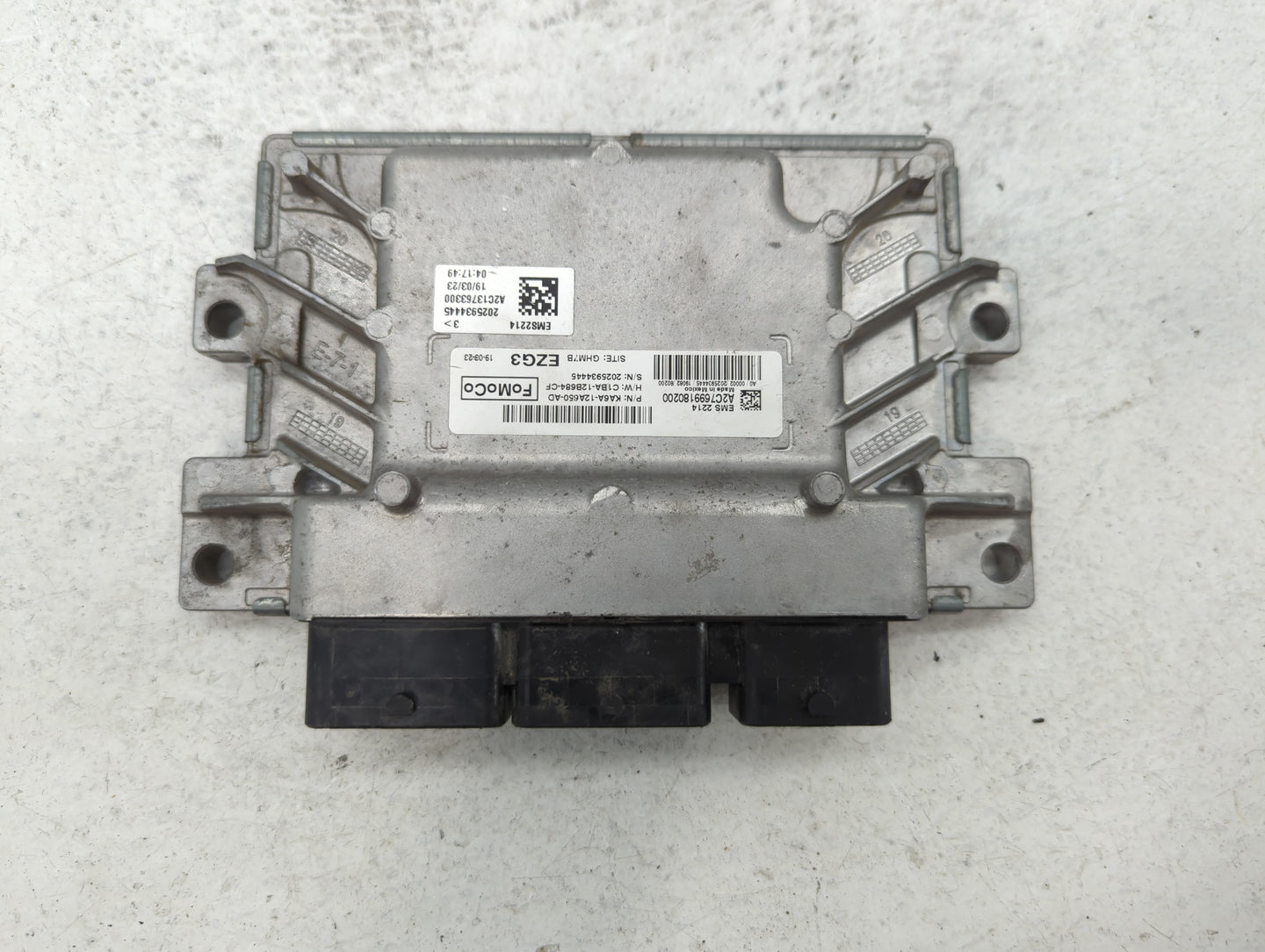 2019 Ford Fiesta PCM Engine Control Computer ECU ECM PCU OEM P/N:KA6A-12A650-AD Fits OEM Used Auto Parts - Oemusedautoparts1