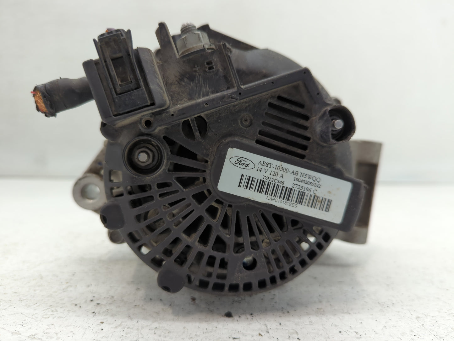 2011-2019 Ford Fiesta Alternator Replacement Generator Charging Assembly Engine OEM P/N:2725196 C AE8T-10300-AB Fits OEM Use