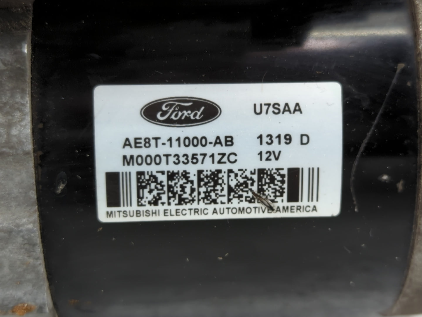 2011-2019 Ford Fiesta Car Starter Motor Solenoid OEM P/N:M000T33571ZC AE8T-11000-AB Fits OEM Used Auto Parts - Oemusedautopa