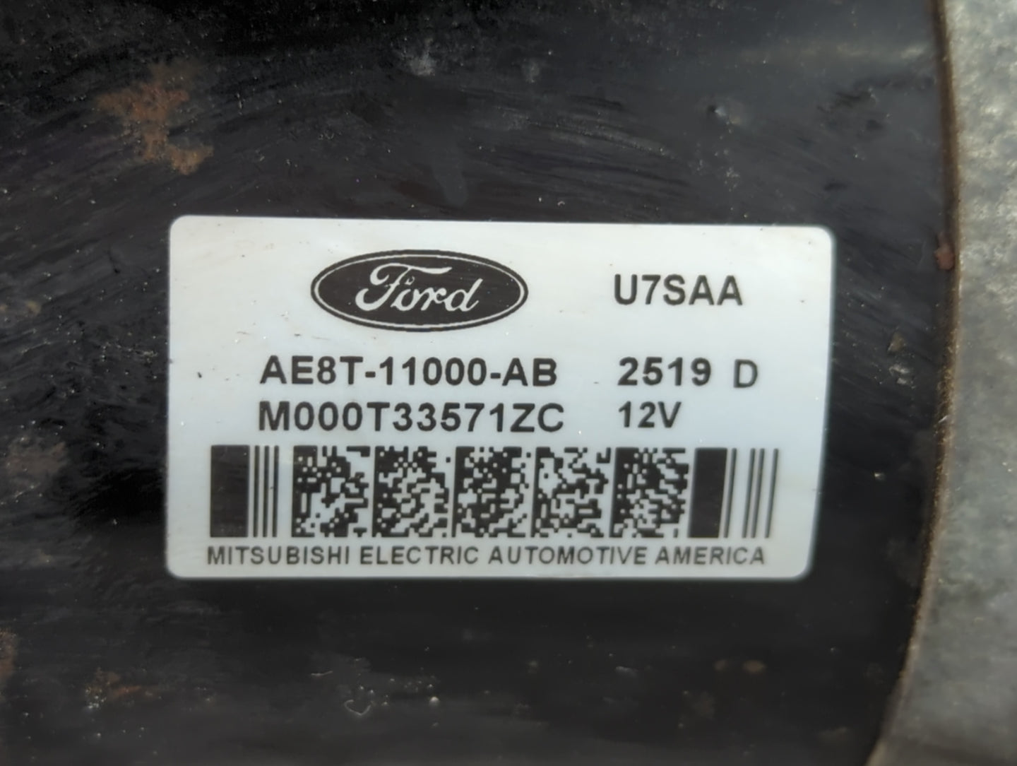 2011-2019 Ford Fiesta Car Starter Motor Solenoid OEM P/N:AEBT-11000-AB Fits Fits 2011 2012 2013 2014 2015 2016 2017 2018 201