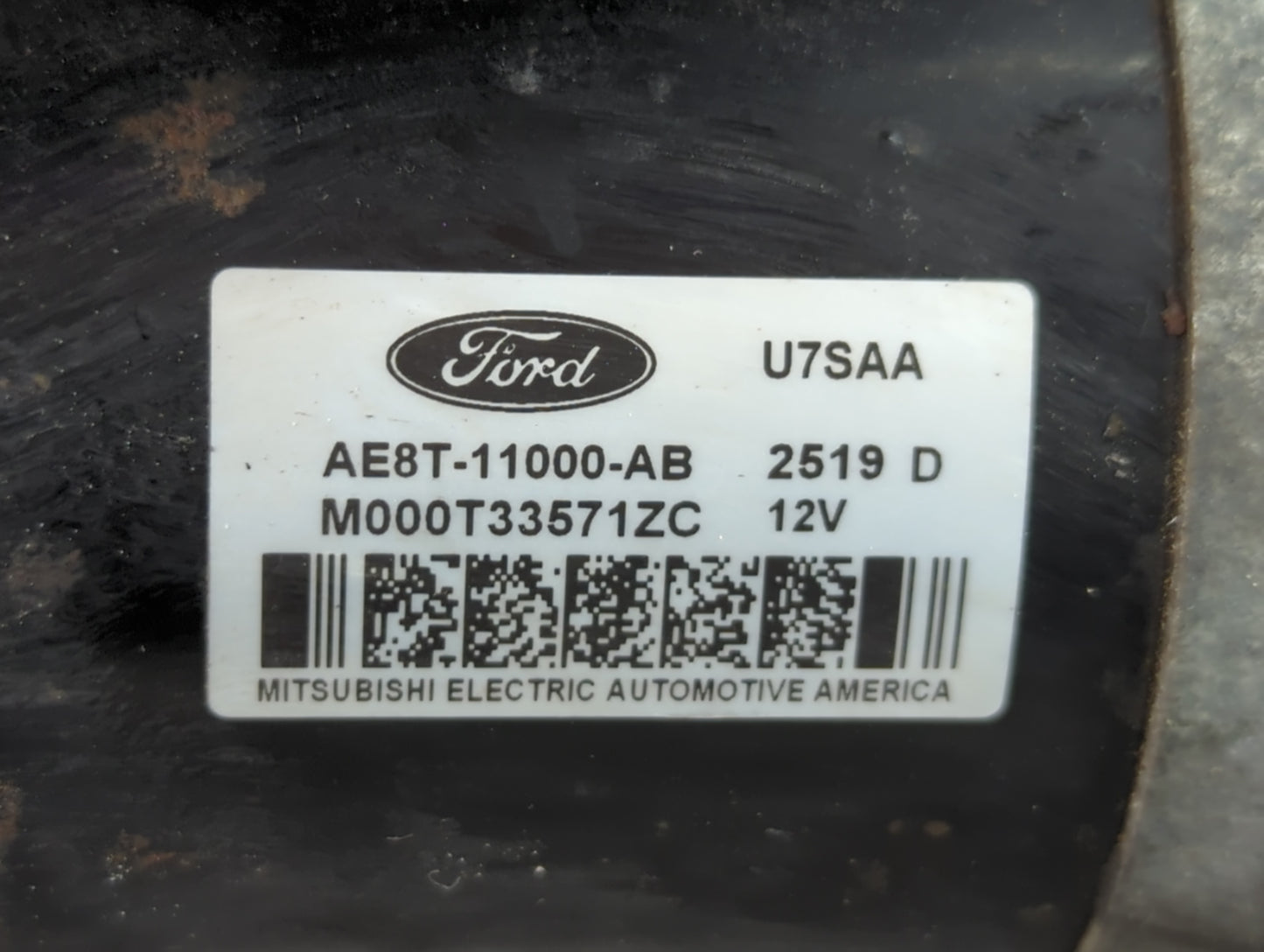 2011-2019 Ford Fiesta Car Starter Motor Solenoid OEM P/N:AEBT-11000-AB Fits Fits 2011 2012 2013 2014 2015 2016 2017 2018 201