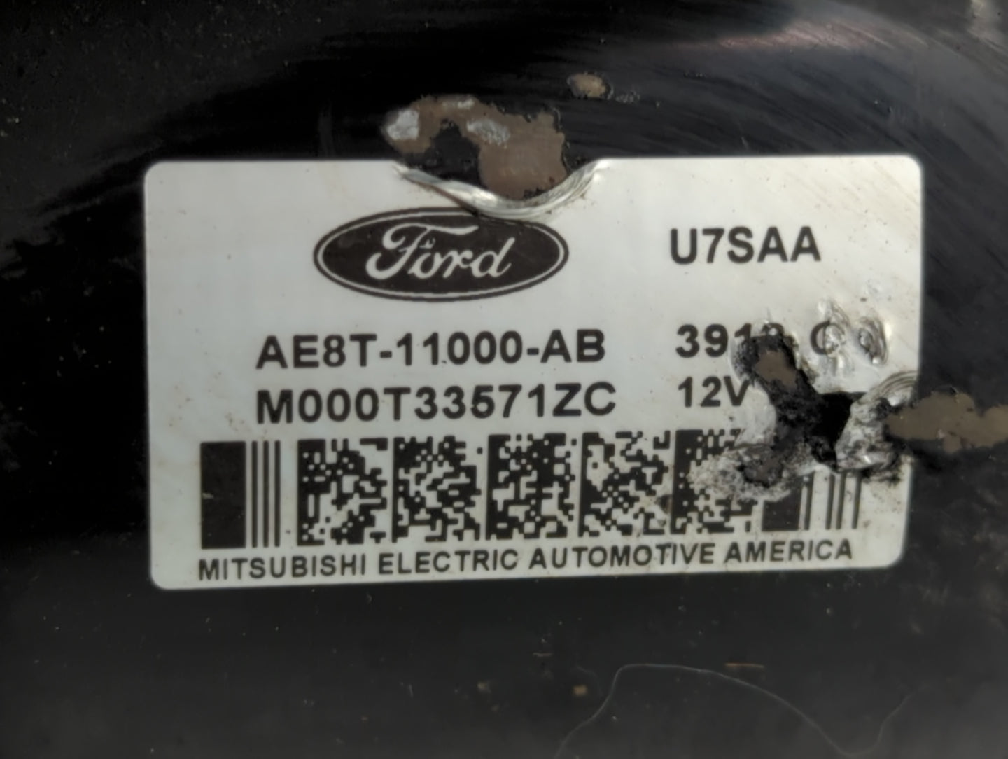2011-2019 Ford Fiesta Car Starter Motor Solenoid OEM P/N:AE8T-11000-AB Fits Fits 2011 2012 2013 2014 2015 2016 2017 2018 201