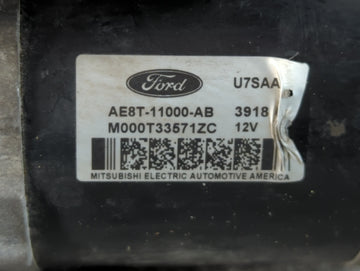 2011-2019 Ford Fiesta Car Starter Motor Solenoid OEM P/N:AE8T-11000-AB Fits Fits 2011 2012 2013 2014 2015 2016 2017 2018 2019 OEM Used Auto Parts